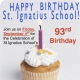 Happy Birthday St. Ignatius School!