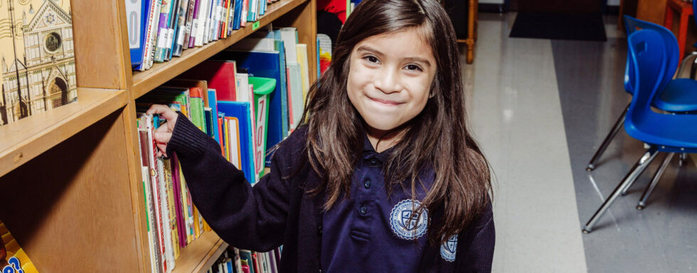 Smiling St. Ignatius student